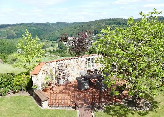 Eifelbergblick Mit Garten, Schleiden, Wandern In The Eifel National Park, Naehe Rursee 施莱登
