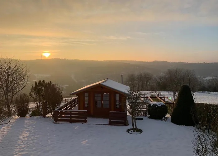 公寓 Eifelbergblick Mit Garten, Schleiden, Wandern In The Eifel National Park, Naehe Rursee 施莱登